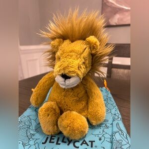Jelly Cat Plush Lion Toy - Golden Brown